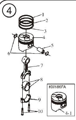 Piston KDE6700TA