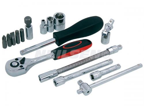 SOCKET SET 46PCS 1/4 DRIVE 